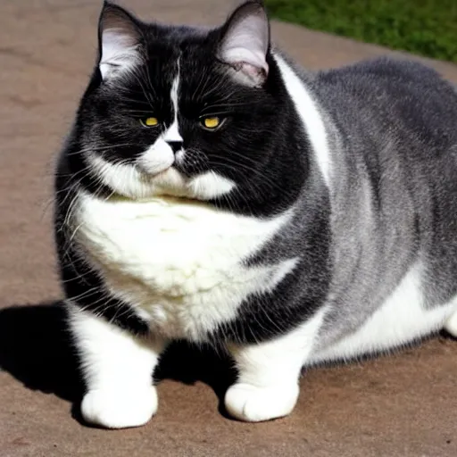 Prompt: fattest cat