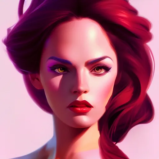 Prompt: portrait of Megara, expressive pose, futuristic, highly detailed, digital painting, artstation, concept art, smooth, sharp focus, by quentin tarantino