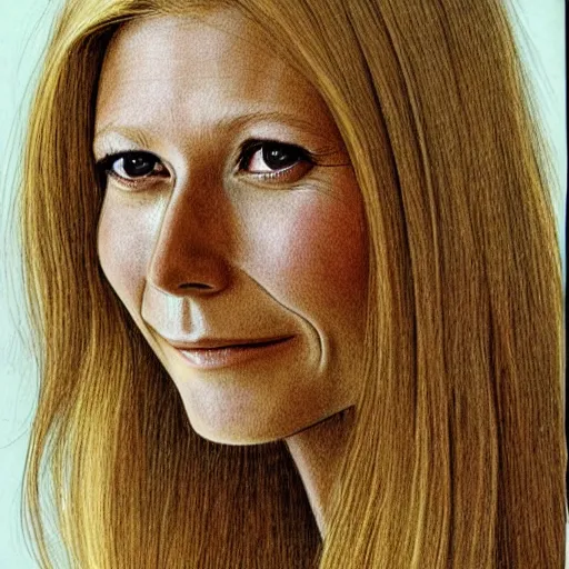 Image similar to “ gwyneth paltrow retro minimalist portrait by jean giraud, art of moebius, sharp, smooth face, comic, 8 k ”