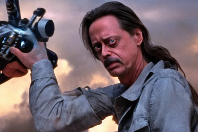 Image similar to VFX movie where Steve Buscemi plays the Terminator by James Cameron