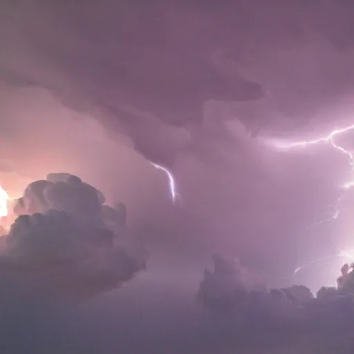 Image similar to violent turbulent cloud with lightning