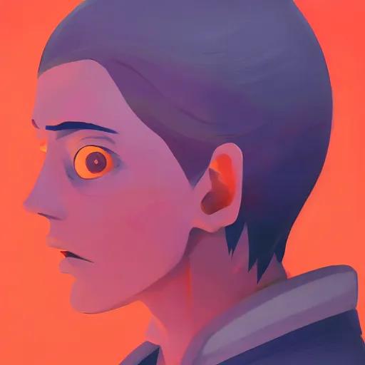 Image similar to face icon stylized minimalist atari, loftis, cory behance hd by jesper ejsing, by rhads, makoto shinkai and lois van baarle, ilya kuvshinov, rossdraws global illumination