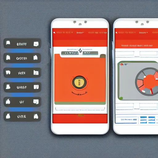 Image similar to app design for a beer monitoring system, digital art