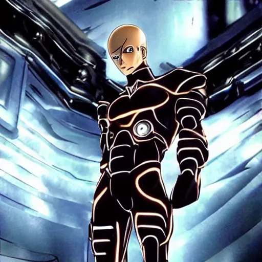 Image similar to genos cyborg real photo