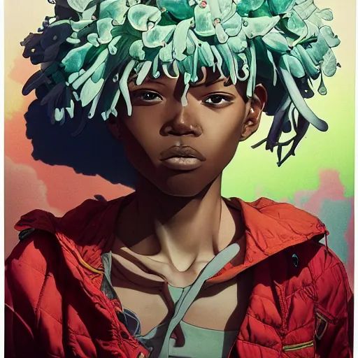 Prompt: citizen portrait soft light painted by james jean and katsuhiro otomo and erik jones, inspired by kenyan akira anime, smooth face feature, intricate oil painting, high detail illustration, sharp high detail, manga and anime 1 9 9 9