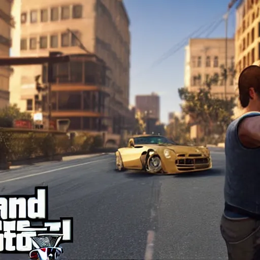 Image similar to gameplay footage of gta 6 photo realistic graphics rtx on