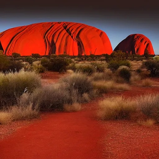 Image similar to stan grant at uluru Australia outback award winning photograph