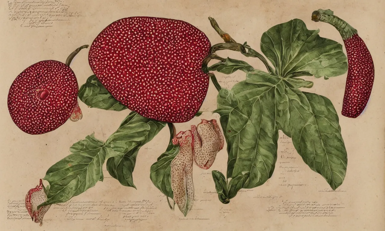 Image similar to botanical illustrations of rafflesia arnoldii in the style of carl linnaeus, on parchment, watercolour, highly detailed 8 k