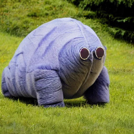 Image similar to large tardigrade with fur