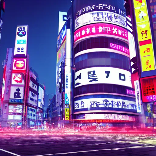 Image similar to shibuya crossing, psychedelic, spiral clock, octane render, 4K, HD