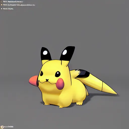 Prompt: ultra realistic and accurate picture of pikachu wearing sunglasses, studio lighting, trending in artstation, rendered in blender