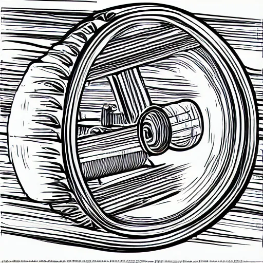 Image similar to lathe, vector art