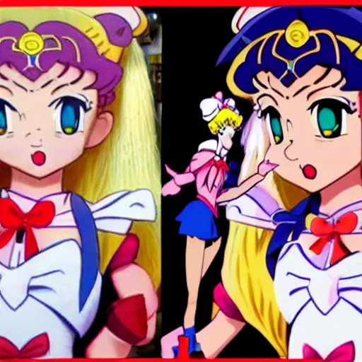 Prompt: sailor moon in real life