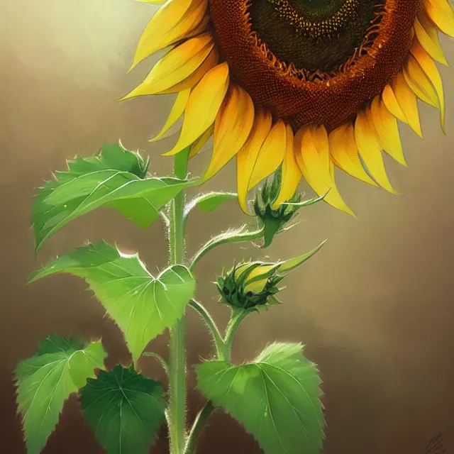 Image similar to sunflower, krenz cushart