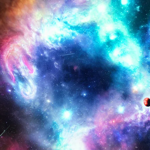 Prompt: galaxy collision, highly detailed, ultra-detailed, ultra-realistic, Super detailed , highly detail , cinematic, 8K , stunning , hyper-realistic , full hd render