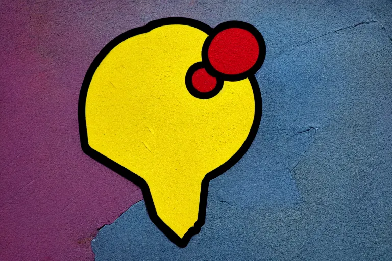 Image similar to mark zuckerber with a pacman background, chromatic, amber, direct sunlight, dslr, banksy, pastel, dof