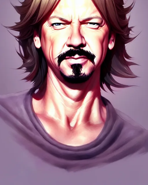 Prompt: buff david spade, portrait shinkai makoto studio ghibli studio key hideaki anno sakimichan stanley artgerm lau rossdraws james jean marc simonetti elegant highly detailed digital painting artstation pixiv