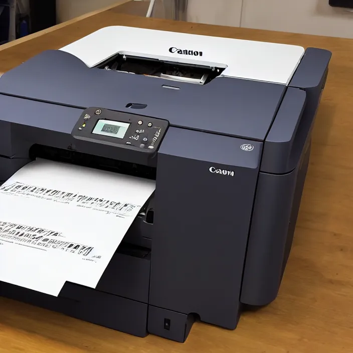 Image similar to a studio photo of the canon lbp - 8 1 0 laser printer