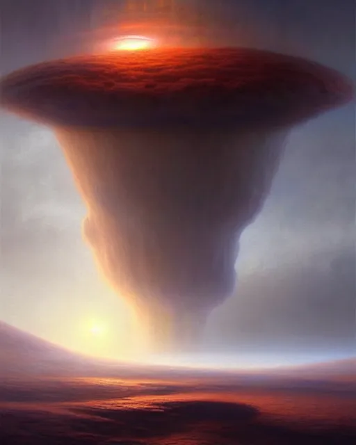 Image similar to a hyper - detailed 3 d render like a oil painting of martian cloud farming, surrealism!!!!! surreal concept art, lifelike, photorealistic, digital painting, aesthetic, smooth, sharp focus, artstation hd, by greg rutkowski, bruce pennington, valentina remenar and asher duran,