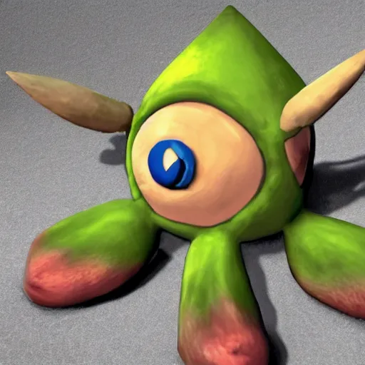 Image similar to octorok from the legend of zelda video game, realistic,