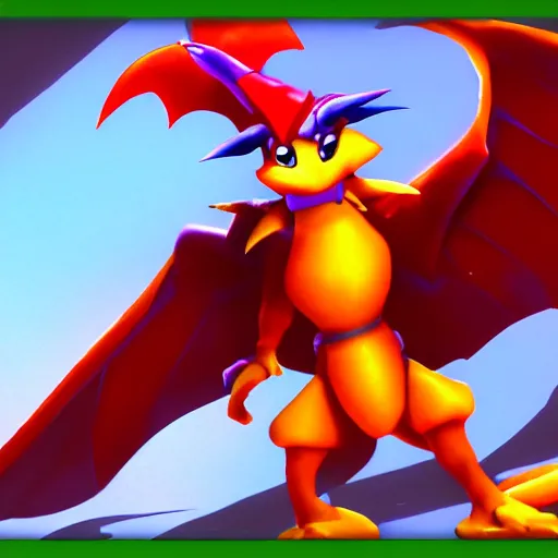 Prompt: screenshot of a humanoid gryphon bard with a red coat as an enemy in spyro the dragon video game concept art, playstation 1 era, activision blizzard, 4 k resolution concept art