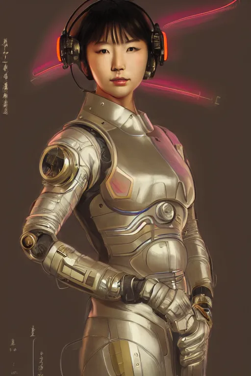 Prompt: portrait futuristic beautiful japanese Airforce armored pilot Girl, in future fighter aircraft, ssci-fi, fantasy, intricate, very very beautiful, elegant, human anatomy, neon light, highly detailed, digital painting, artstation, concept art, soft light, smooth, sharp focus, illustration, art by tian zi and WLOP and alphonse mucha