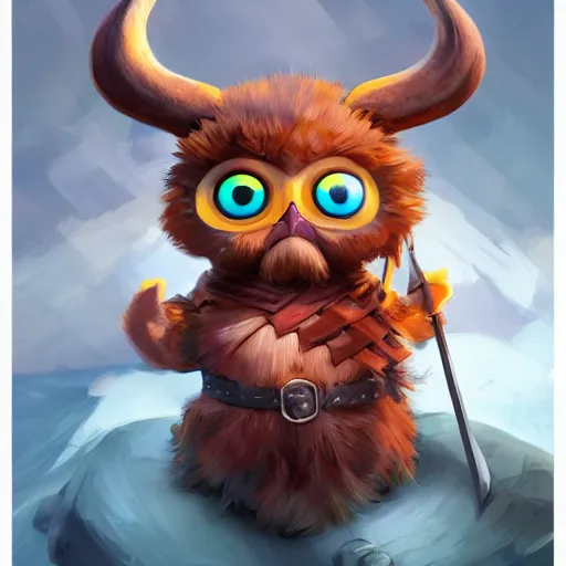 Image similar to viking furby, 2d game fanart behance hd by Jesper Ejsing, by RHADS, Makoto Shinkai and Lois van baarle, ilya kuvshinov, rossdraws global illumination, flat design