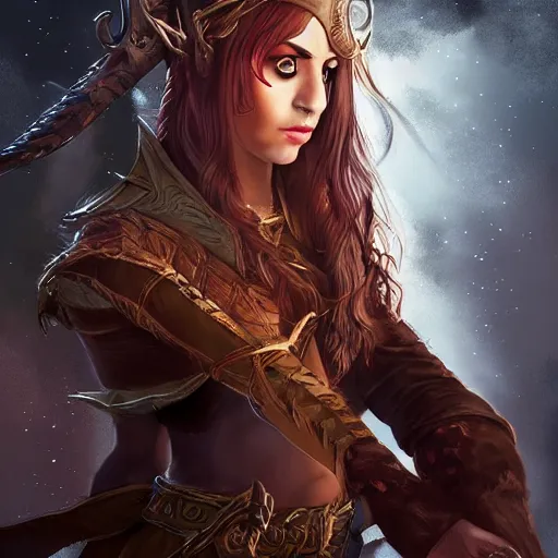 Prompt: portrait of a elven female pirate, fantasy setting, digital art, dramatic lighting, illuminated, cinematic