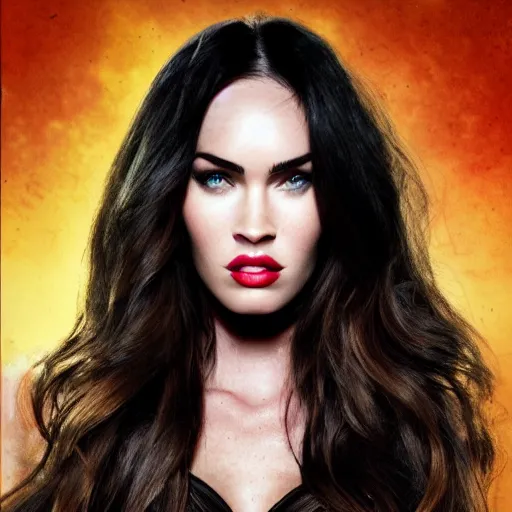 Prompt: megan fox portrait, arcane netflix, arcane vi, arcane jinx, concept portrait, acrace series