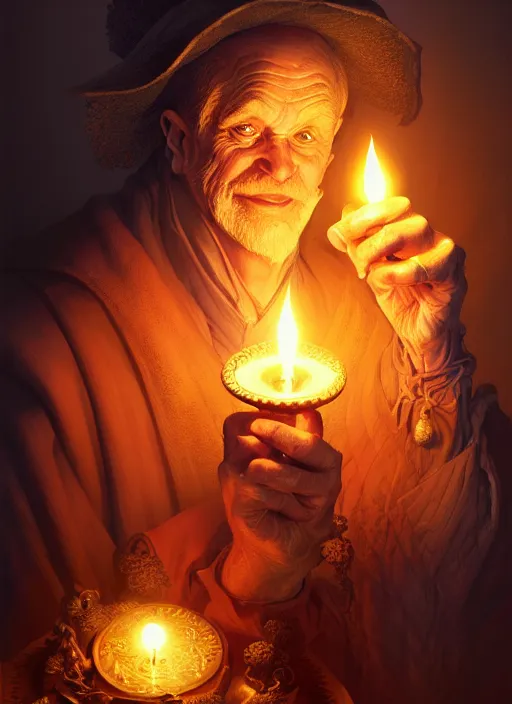 Image similar to portrait of carrot ironfoundersson, discworld, intricate, elegant, candle light, highly detailed, digital painting, artstation, concept art, smooth, sharp focus, illustration, art by wlop, mars ravelo and greg rutkowski