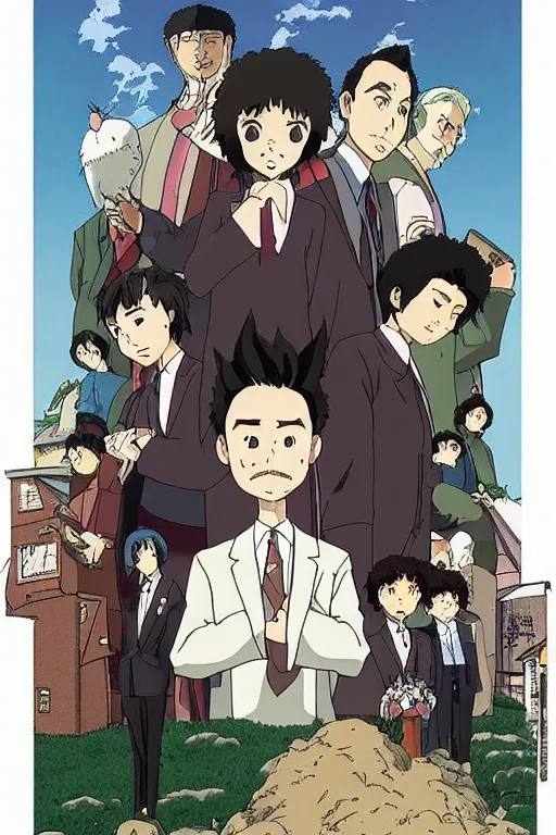 Image similar to studio ghibli adaptation of preacher.