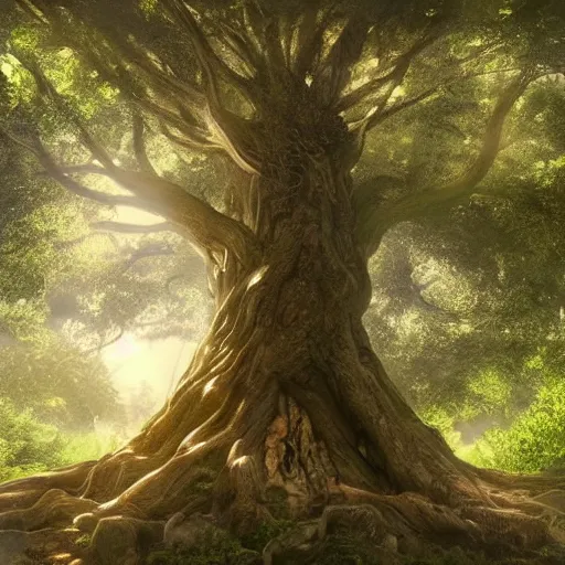 Prompt: a beautiful giant tree growing in the middle of a great Victorian library. a child climbing the tree. hard light, 4K, fantasy art, ultra-realistic