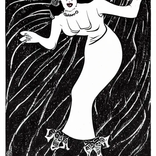 Prompt: artwork by al hirschfeld