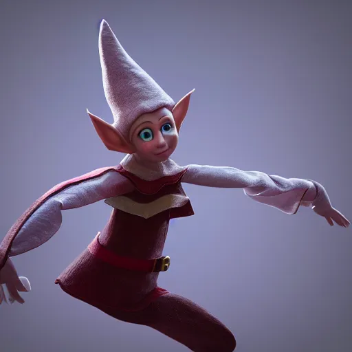 Prompt: a spinning elf, digital art, octane render, 4k, 8k, 32k uhd