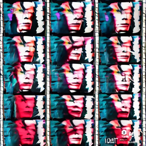 Prompt: Emotional pictures of David Bowie printed on 9 soup cans in the style of Andy Warhol , 8k, photorealistic imagery, trending on artstation, artstationHQ, artstationHD