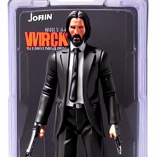 Image similar to john wick action figure