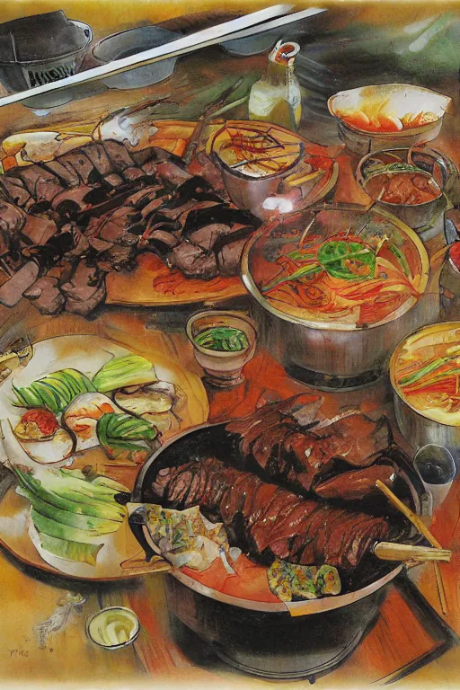 Image similar to korean bbq by jerry pinkney