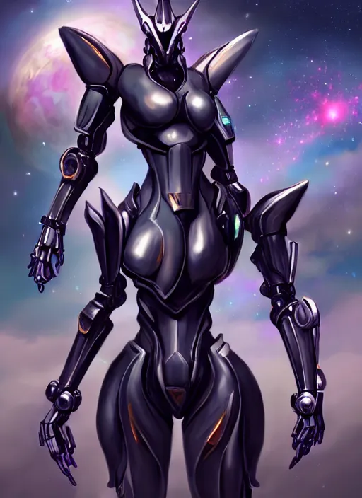 Image similar to cinematic goddess shot, cosmic sized perfectly proportioned stunning beautiful hot anthropomorphic robot mecha female dragon, nebula background, larger than galaxies, galaxy being held by sharp claws, sleek silver armor, epic proportions, epic size, epic scale, ultra detailed digital art, furry art, macro art, dragon art, giantess art, warframe fanart, furaffinity, deviantart