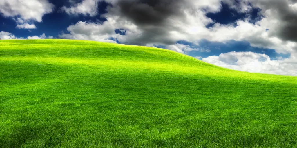 Bliss famous wallpaper from Windows XP | Stable Diffusion | OpenArt