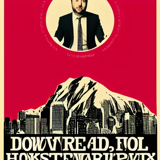 Image similar to drew houston, dropbox ceo, poster by shepard fairey