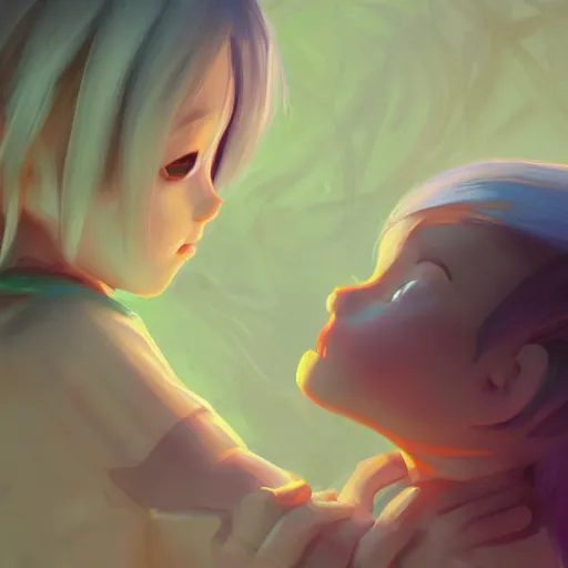 Image similar to beautiful huggy-wuggy from poppy-playtime the video game, digital painting by Hiyao Miyazaki, Studio Ghibli, Yanjun Cheng, portrait, cinematic lighting, highly detailed, concept art, Atmosphere, illustration, smooth, sharp focus, editor's pickup, trending on artstation, trending on deviantart