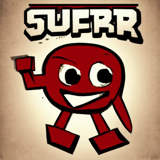 Image similar to super meat boy