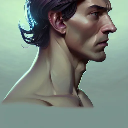 Image similar to character concept portrait of professor xavier beautiful voluminous muscular tall healthy and virtuous. modestly clothed, intricate, elegant, highly detailed, digital painting, artstation, concept art, symmetry, smooth, sharp focus, illustration, art by mandy jurgens and alphonse mucha and alena aenami