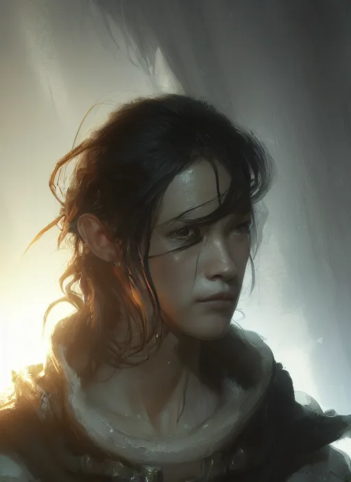 Prompt: portrait of a Among Us character, dramatic lighting, cinematic, establishing shot, extremely high detail, cinematic lighting, by Yoshitaka Amano, Ruan Jia, Kentaro Miura, Artgerm, post processed, concept art, artstation, style by eddie mendoza, raphael lacoste, alex ross