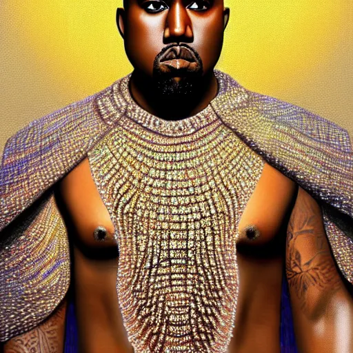 Prompt: kanye - west dressed like a fish, with shimmering scales as skin, swimming underwater!!!, intricate, extremely detailed, digital painting, artstation, concept art, smooth, sharp focus, illustration, ambient lighting, art by artgerm and greg rutkowski and alphonse mucha