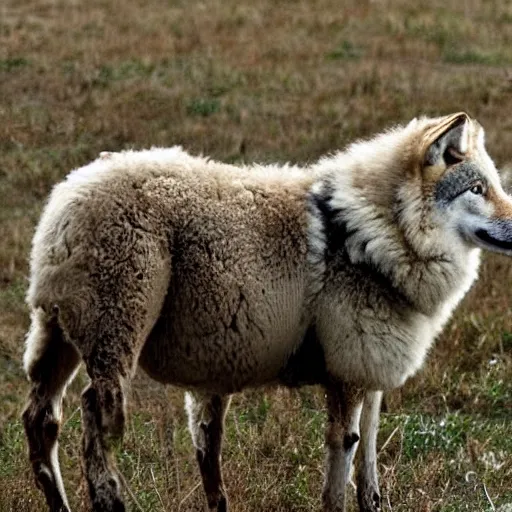 Image similar to wolf in sheep's clothing