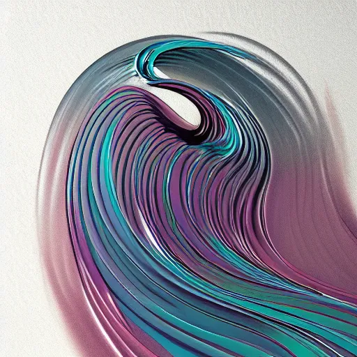 Image similar to beautiful matte airbrush glossy metal wavy shape, dull and cold colors, inspired by 8 0's airbrush illustrations, art by pater sato