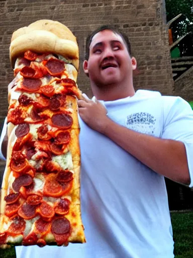 Image similar to the leaning tower of pizza