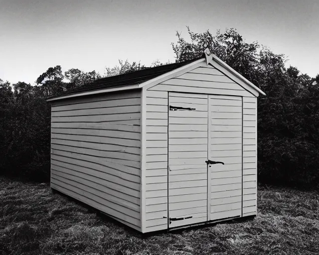 Image similar to IKEA catalogue photo of a shed, by Gustav Dore