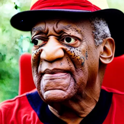 Image similar to bill cosby as thomas the train engine